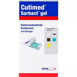 CUTIMED Κομπρέσες Sorbact gel 7,5x15 cm, 12 τεμάχια