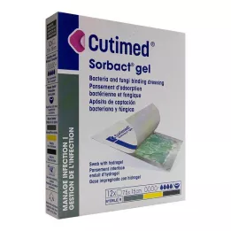 CUTIMED Κομπρέσες Sorbact gel 7,5x15 cm, 12 τεμάχια