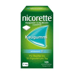 NICORETTE Τσίχλες 2 mg μέντας, 105 τεμάχια