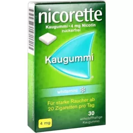 NICORETTE Τσίχλες 4 mg μέντας, 30 τεμάχια