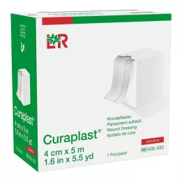 CURAPLAST Επίδεσμος τραύματος ευαίσθητος 4 cmx5 m, 1 τεμ