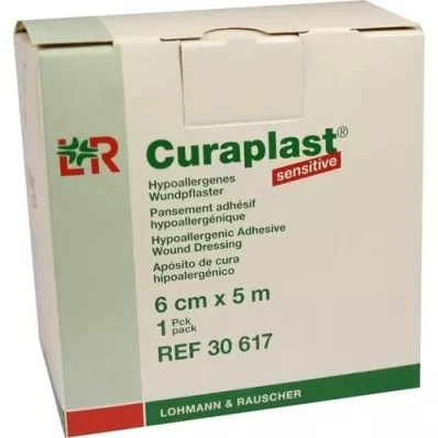 CURAPLAST Επίδεσμος τραύματος ευαίσθητος 6 cmx5 m, 1 τεμ