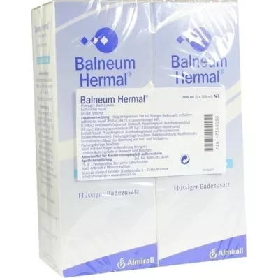 BALNEUM Υγρό πρόσθετο λουτρού Hermal, 2X500 ml