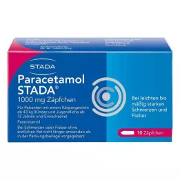 PARACETAMOL STADA υπόθετα 1000 mg, 10 τεμάχια