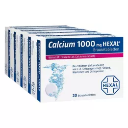 CALCIUM 1000 HEXAL Αναβράζοντα δισκία, 100 τεμ