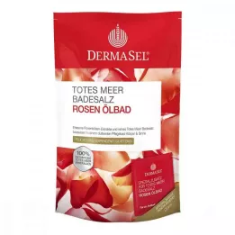 DERMASEL Άλατα μπάνιου Νεκράς Θάλασσας+Rose SPA, 1 P