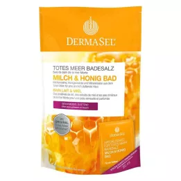 DERMASEL Άλατα μπάνιου Νεκράς Θάλασσας + γάλα&amp;Μέλι SPA, 1 P