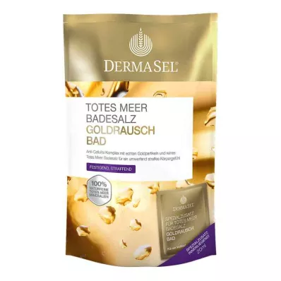 DERMASEL Άλατα μπάνιου Νεκράς Θάλασσας+χρυσό ΑΠΟΚΛΕΙΣΤΙΚΟ, 1 P