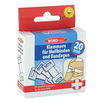 KLAMMERN f.Mulbinden+Bandages, 20 τεμάχια