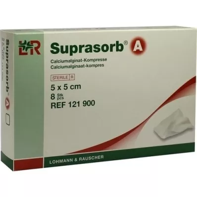 SUPRASORB A Αλγινικό ασβέστιο Compr.5x5 cm, 8 τεμάχια