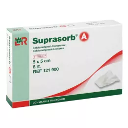 SUPRASORB A Αλγινικό ασβέστιο Compr.5x5 cm, 8 τεμάχια