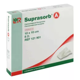 SUPRASORB A Κομπρέσα αλγινικού ασβεστίου 10x10 cm, 8 τεμάχια