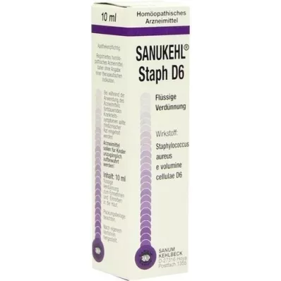 SANUKEHL Staph D 6 σταγόνες, 10 ml