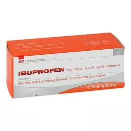 IBUPROFEN Hemopharm 400 mg επικαλυμμένα με λεπτό υμένιο δισκία, 50 τεμάχια