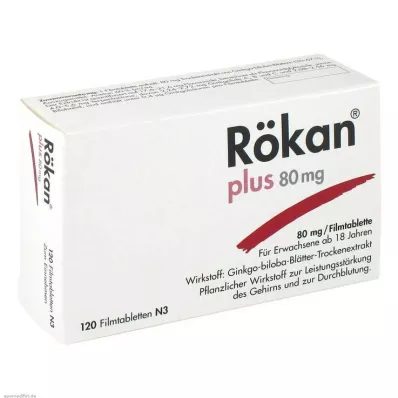RÖKAN Plus 80 mg επικαλυμμένα με λεπτό υμένιο δισκία, 120 τεμάχια RÖKAN Plus 80 mg επικαλυμμένα με λεπτό υμένιο δισκία, 120 τεμάχια