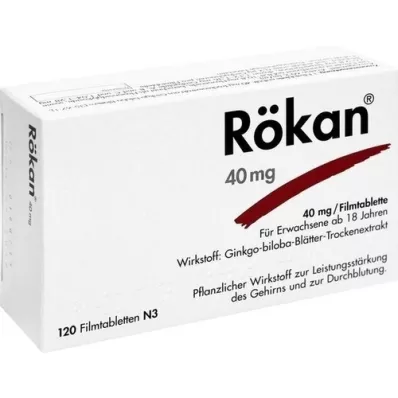 RÖKAN Επικαλυμμένα με λεπτό υμένιο δισκία 40 mg, 120 τεμάχια