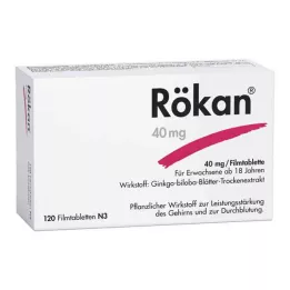 RÖKAN Επικαλυμμένα με λεπτό υμένιο δισκία 40 mg, 120 τεμάχια