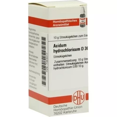 ACIDUM HYDROCHLORICUM D 30 σφαιρίδια, 10 g