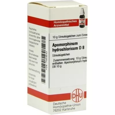 APOMORPHINUM HYDROCHLORICUM D 8 σφαιρίδια, 10 g