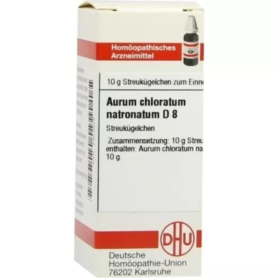AURUM CHLORATUM NATRONATUM D 8 σφαιρίδια, 10 g