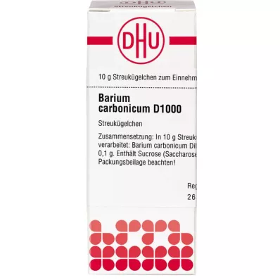 BARIUM CARBONICUM D 1000 σφαιρίδια, 10 g