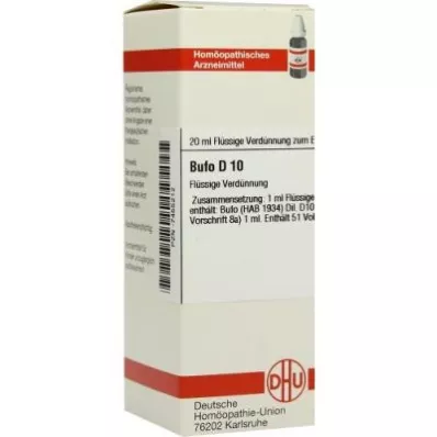 BUFO D 10 αραίωση, 20 ml