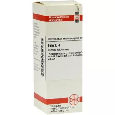 FILIX Αραίωση D 4, 20 ml