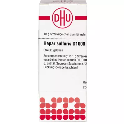 HEPAR SULFURIS D 1000 σφαιρίδια, 10 g