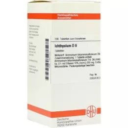 ICHTHYOLUM D 6 δισκία, 200 κάψουλες