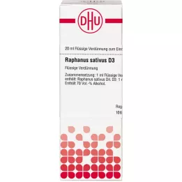 RAPHANUS SATIVUS Αραίωση D 3, 20 ml