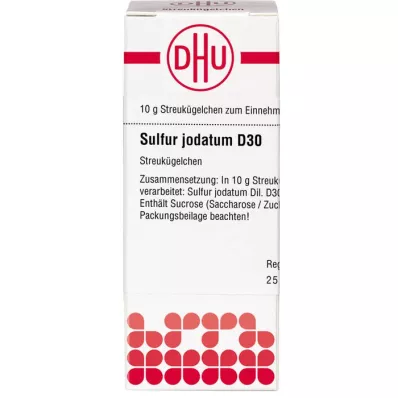 SULFUR JODATUM D 30 σφαιρίδια, 10 g