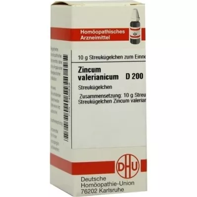ZINCUM VALERIANICUM D 200 σφαιρίδια, 10 g