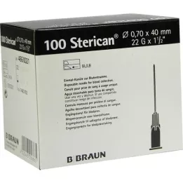 STERICAN Κάνουλες 22 Gx1 1/2 0,7x40 mm, 100 τεμ