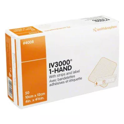 Opsite IV3000 10x12cm διαφανής στερέωση σωληνίσκου, 50 τεμ