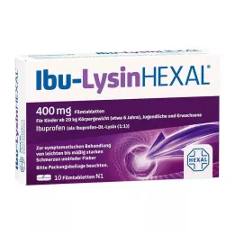 IBU-LYSINHEXAL Επικαλυμμένα με λεπτό υμένιο δισκία, 10 τεμάχια