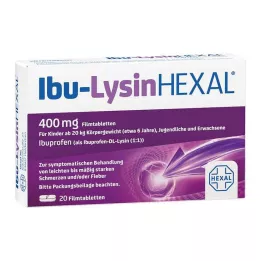IBU-LYSINHEXAL Επικαλυμμένα με λεπτό υμένιο δισκία, 20 τεμάχια