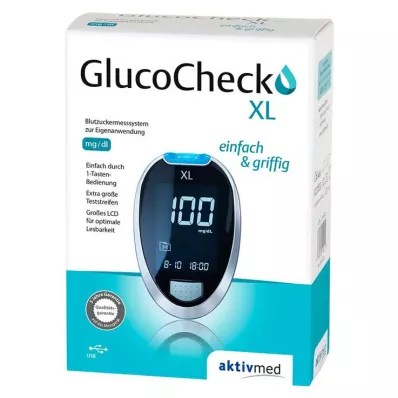 Σετ μέτρησης γλυκόζης αίματος Gluco Check XL mg/dl, 1 τεμ