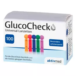 GLUCOCHECK Λαντσέτες Universal, 100 τεμ