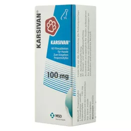 KARSIVAN 100 επικαλυμμένα με λεπτό υμένιο δισκία για σκύλους, 60 τεμάχια