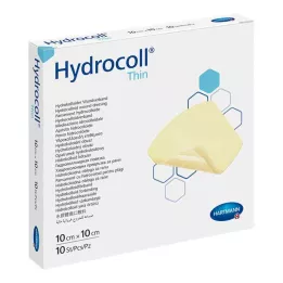 HYDROCOLL λεπτός επίδεσμος τραύματος 10x10 cm, 10 τεμάχια