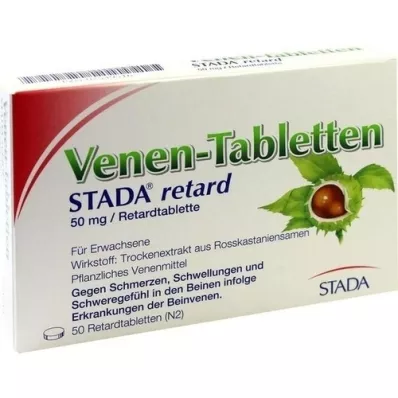 VENEN-TABLETTEN STADA επιβραδυντής, 50 τεμάχια