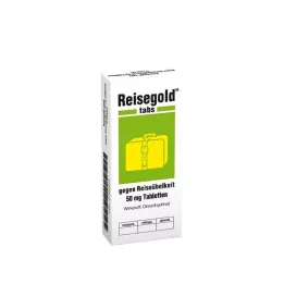 REISEGOLD Καρτέλες κατά της ταξιδιωτικής ασθένειας, 10 τεμάχια