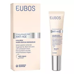 EUBOS Anti Age Hyaluron Eye Contour CreamSerum, 15 ml