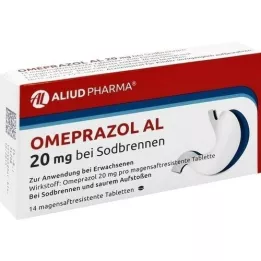 OMEPRAZOL AL 20 mg δισκία b.Sodbr.γαστρικού χυμού, 14 τεμάχια
