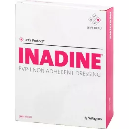 INADINE Αλοιφή γάζα w. PVP Iod. 9,5x9,5cm, 25 τμχ