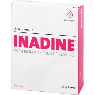 INADINE Αλοιφή γάζα w. PVP Iod. 9,5x9,5cm, 25 τμχ