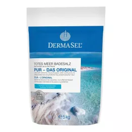 DERMASEL Καθαρά άλατα μπάνιου Νεκράς Θάλασσας, 5 κιλά