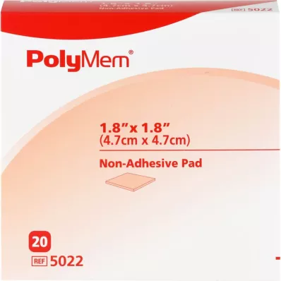 POLYMEM Επιθέματα τραύματος με κόλλα 5x5 cm, 20 τεμ