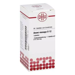 AMMI VISNAGA D 12 δισκία, 80 κάψουλες