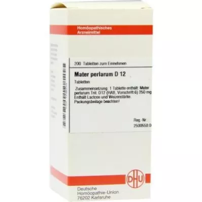 Ταμπλέτες Mater Perlarum D12 (200 τεμάχια)